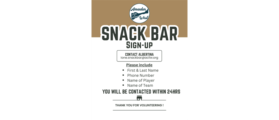 Ione Snack Bar Sign-Up