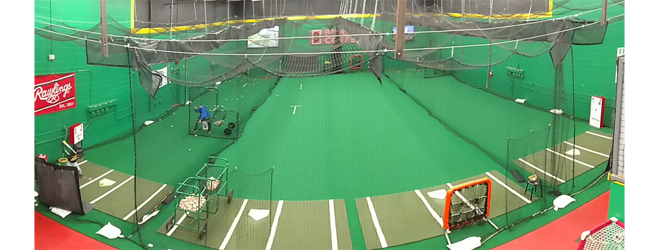 The Baseball Lab - Our indoor home!