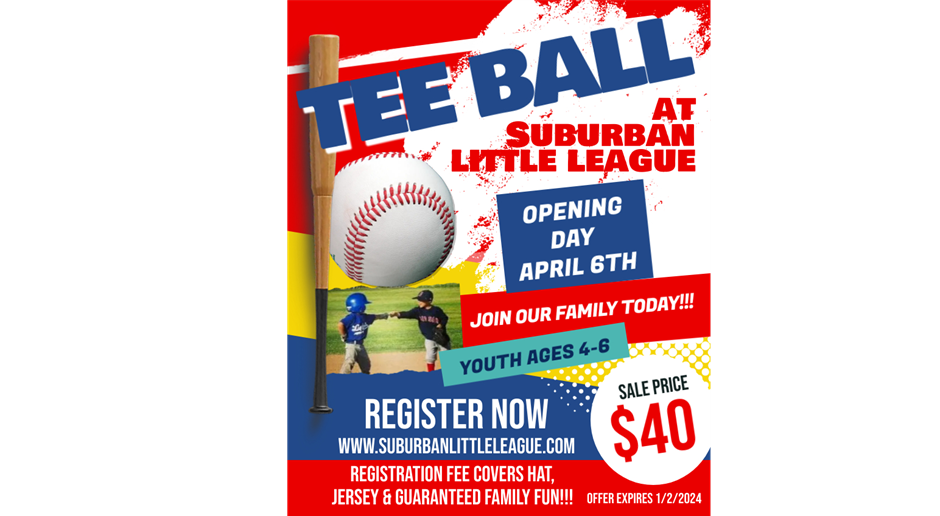 TRY OUT OUR TEE BALL PROGRAM