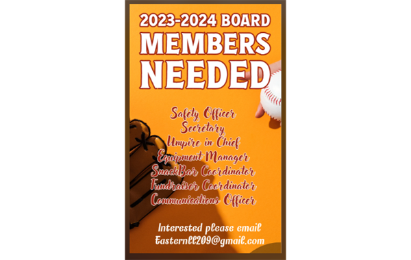 2023-2024 Board Members Needed