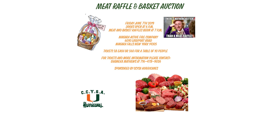 Basket Auction & Meat Raffle! June 7, 2019