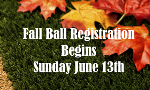 Fall Ball Registration - Coming Soon