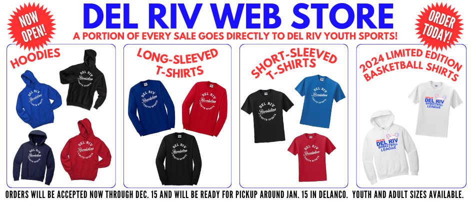 BUY YOUR DEL RIV GEAR! 