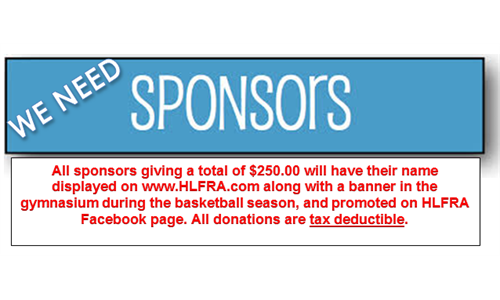 TAX DEDUCTIBLE SPONSORSHIP!! 