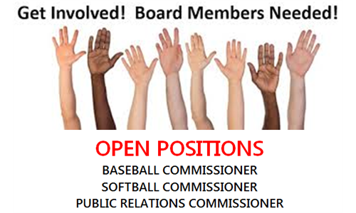 BOARD MEMBERS NEEDED!! 