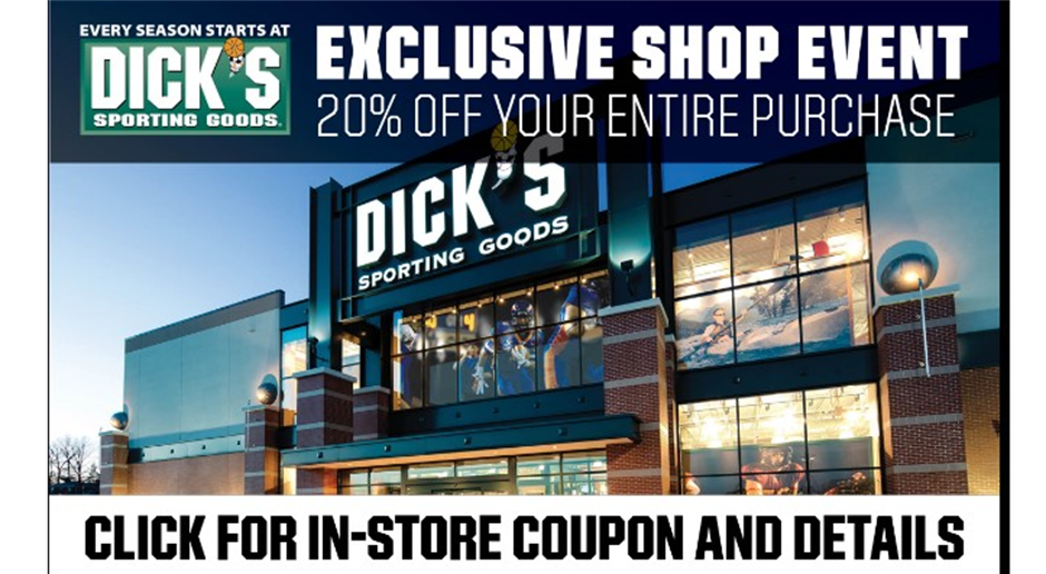 Dick's Sporting Goods --Wallen Days