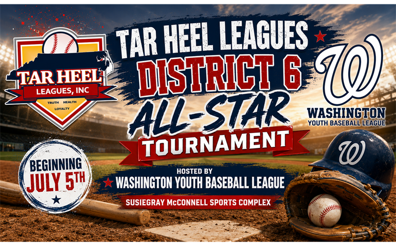 Tar Heel Leagues District 6 All Star Tournament Details