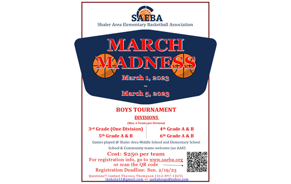 SAEBA March Madness Boys Tournament