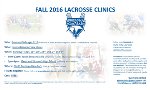 Annual Fall Clinics!