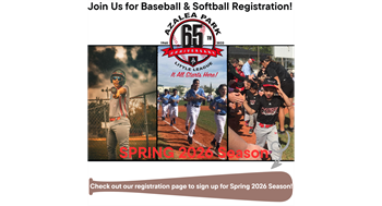Spring Season 2026 Start Registering Today!
