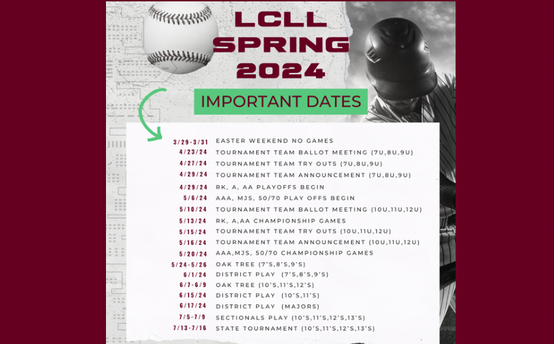 Spring 2024 Important Dates 