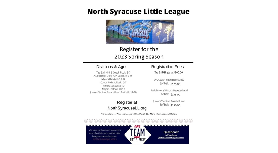 Spring registration is opening on 1/8/2023