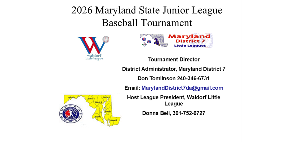 2026 Maryland State Junior Baseball Tournament