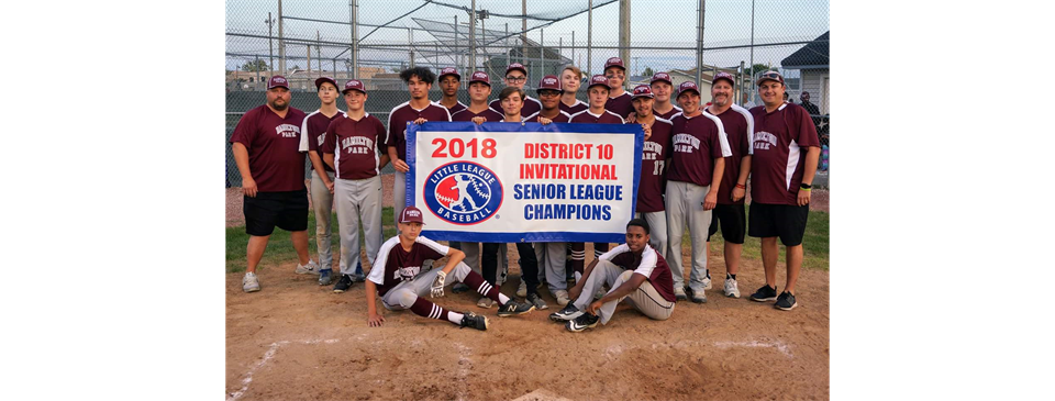2018 District 10 Senior League Baseball City Champs