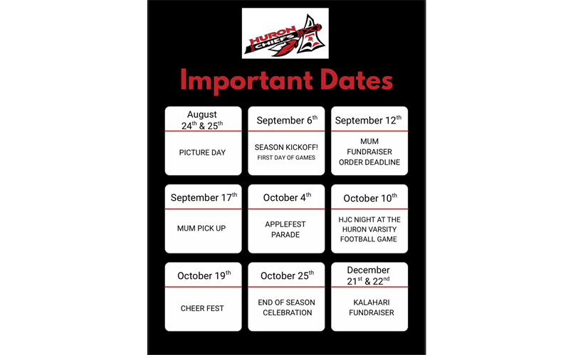 Important Dates for 2025