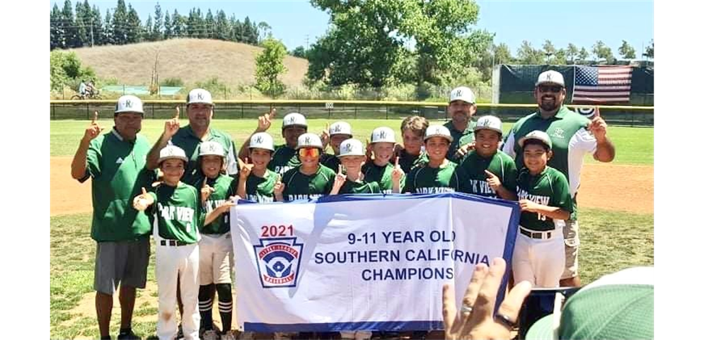 9-11 Year Old Division 2021 SoCal State Champs-Park View LL