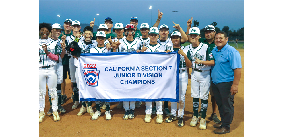 Jr Division 2022 Sect 7 Champions - PVLL