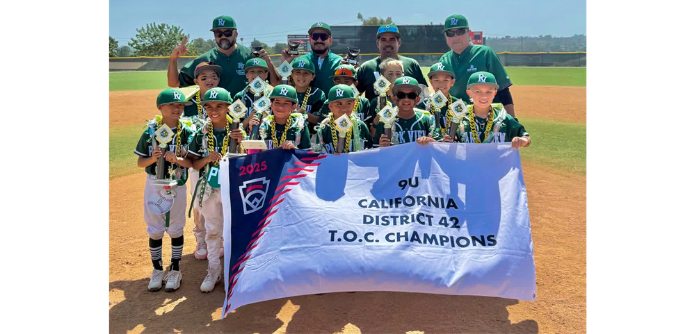9U Division 2025 TOC Champions - Park View LL