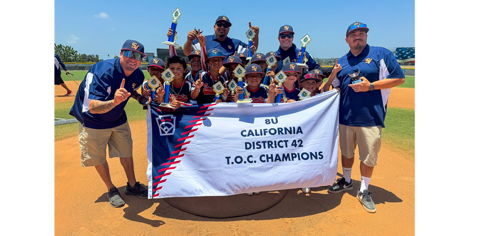 8U Division 2025 TOC Champions - Sweetwater Valley LL