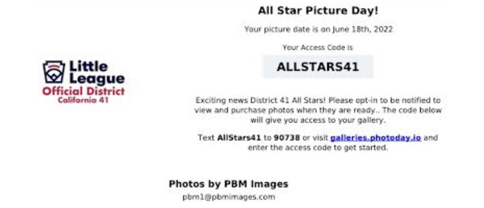 2022 All Star Picture Code