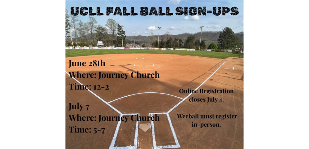 Summer/Fall Ball Signups