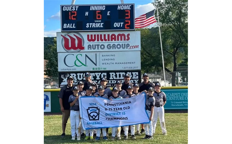 2024 District 15 9-11 Baseball Champions