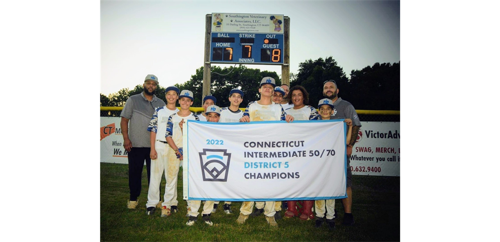 2022 INTERMEDIATE 50/70 DISTRICT 5 CHAMPS