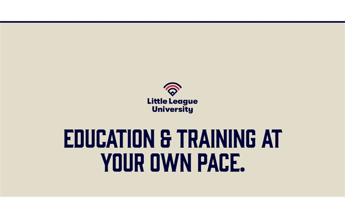 Little League Training Opportunities 