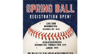 SPRING '25 REGISTRATION OPEN!