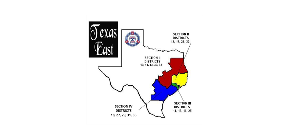 Texas East Division Map