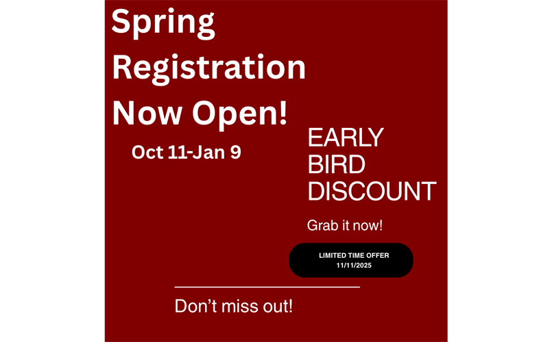 Spring 2026 Registration
