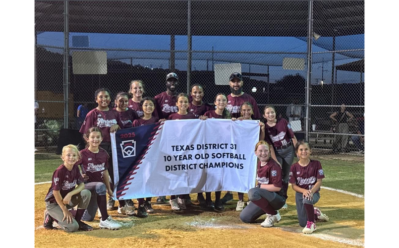 2025 Texas District 31 Softball Champs!