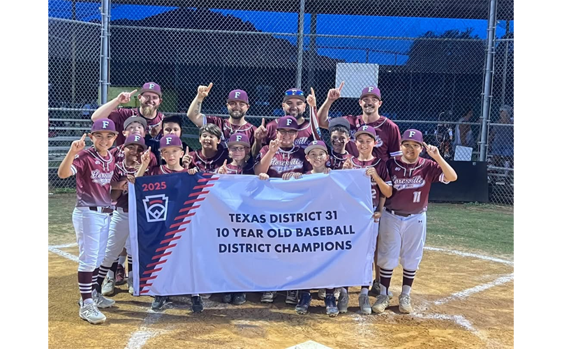 2025 Texas District 31 Baseball Champs!