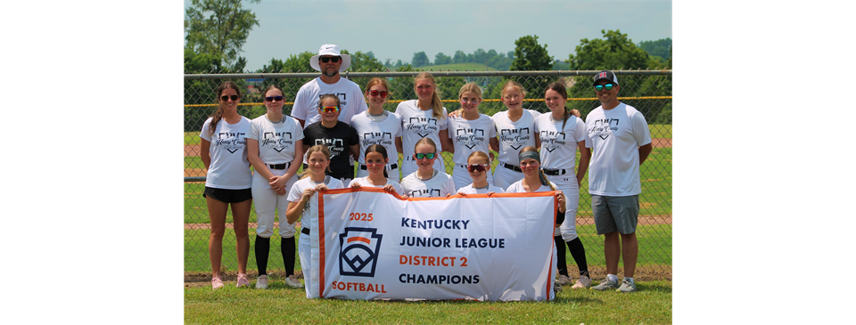 JR Softball District 2 Champs
