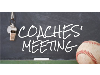 Coaches' Meeting