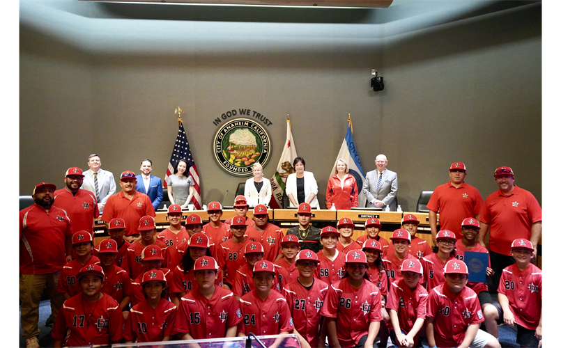 Recognized as District Champions by the City of Anaheim