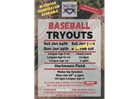 Softball Tryouts 1/24 & 1/25