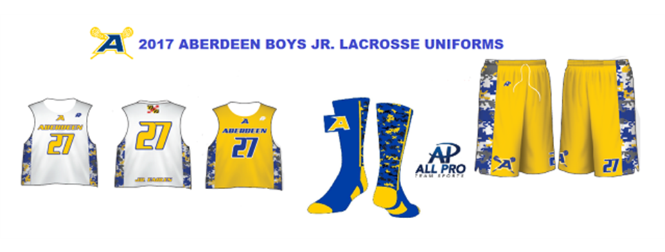 2017 Aberdeen Jr. Lax Uniforms