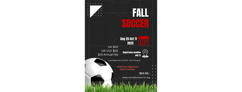 Fall Registration is Now Open! 