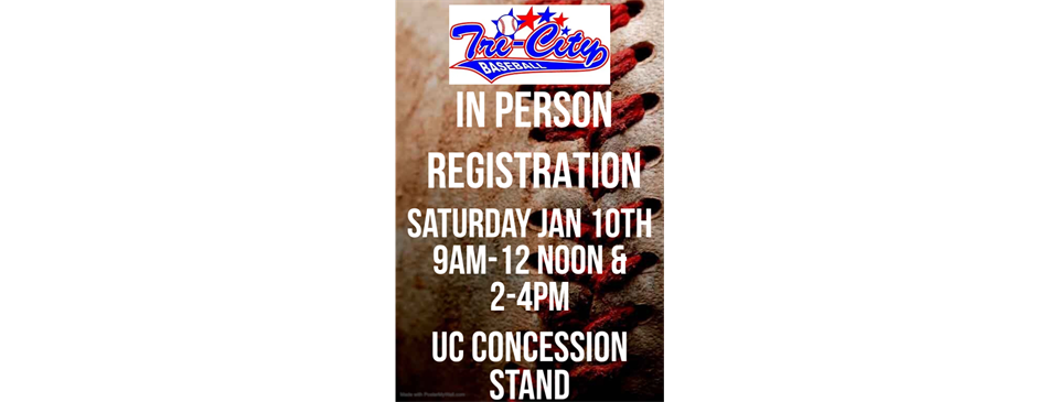 In Person Registration