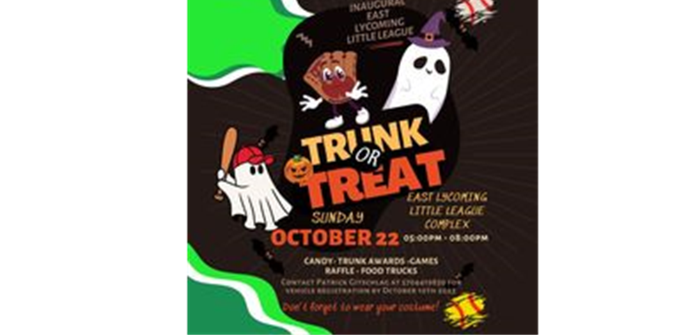East Lycoming Trunk or Treat 10/22/2023 5pm-8pm