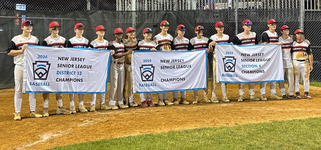 2024 Senior League Baseball State Champions (Cherry Hill)