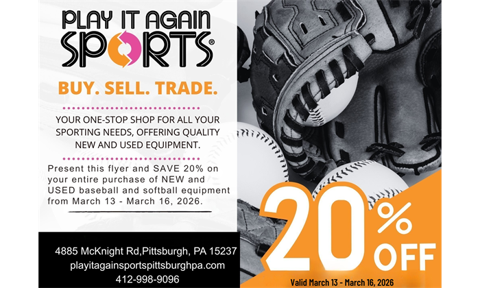 Play It again Sports 20% Off Weekend!