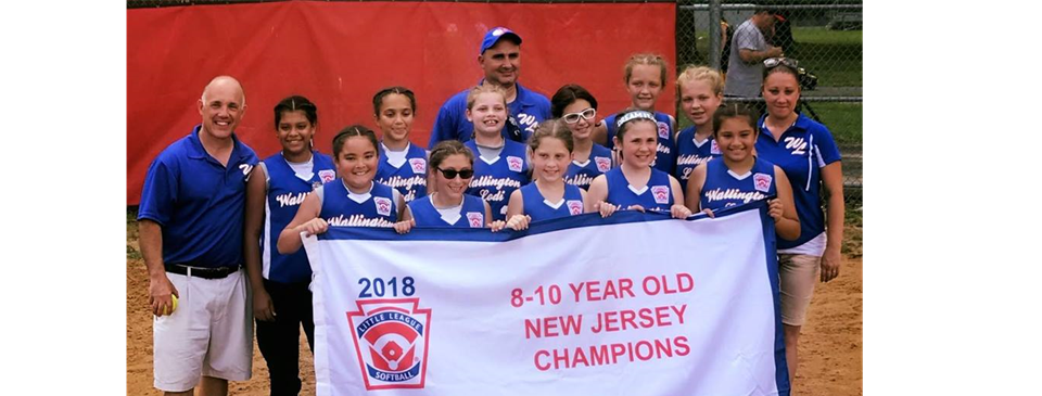 2018 Softball 8-10 Yr Old New Jersey Champions