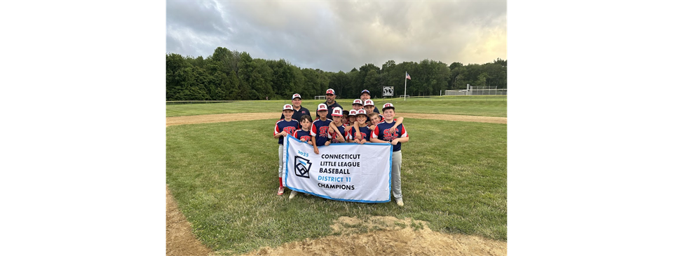 2025 District 11 10-12 Baseball Champions
