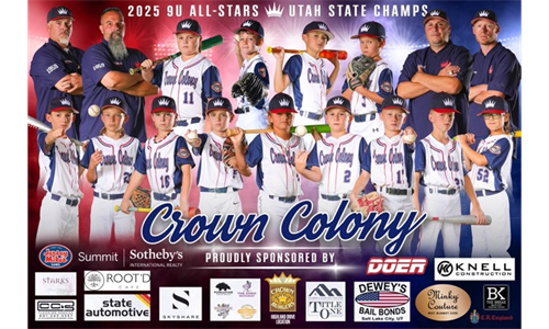 2025 9U All Stars Utah State Champs