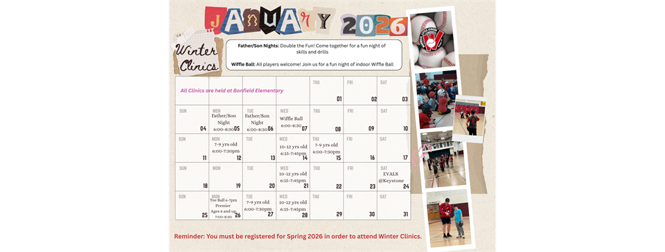 January Winter Clinics