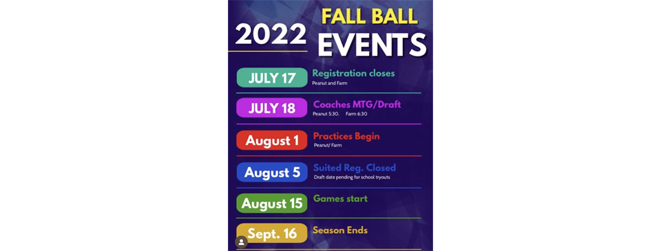 2022 Fall Ball 