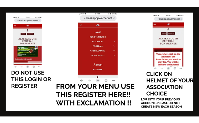 Register From Your Phone