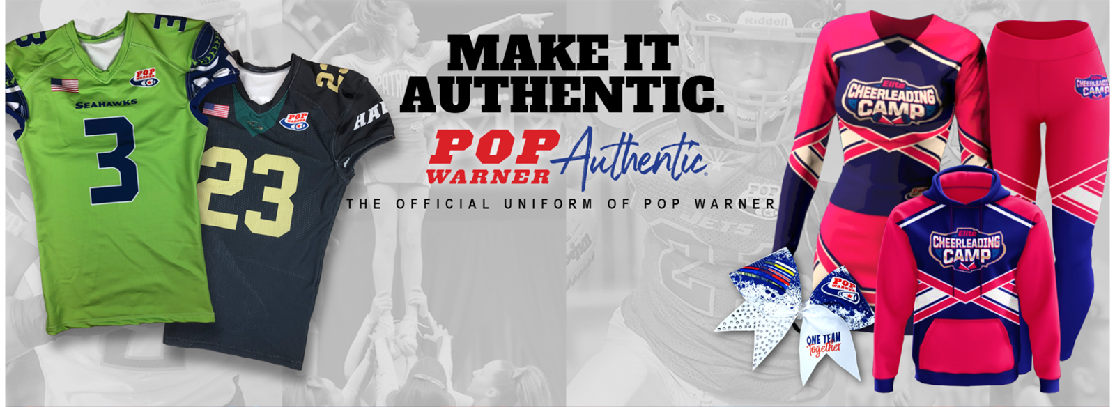 Pop Warner Authentic Uniforms